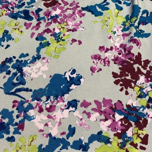 LANDS END Stretchy Floral Long Sleeve Top - Picture 2 of 8